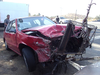 Encontronazo en la federal 43