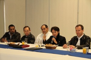 Rubí Laura López Silva se reunió con representantes del CCE