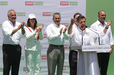 Enrique Peña Nieto cree plenamente en triunfo de Torres Landa en las próximas elecciones estatales.