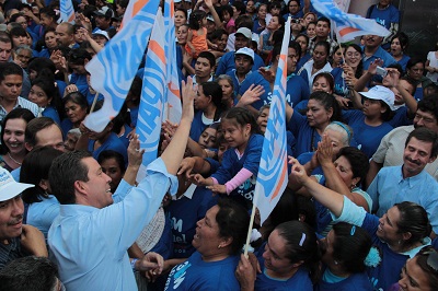 El abanderado de la coalición PAN-PANAL externó que trabajará para que en Celaya vivan con tranquilidad y paz social