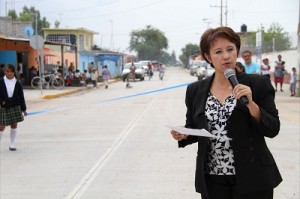 Llevaron a cabo la inauguración del pavimento de concreto hidráulico, guarniciones y banquetas de la Calle Benito Juárez