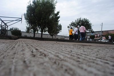 SE INAUGURA OBRA DE PAVIMENTACION EN LA COMUNIDAD DE PANALES JAMAICA.