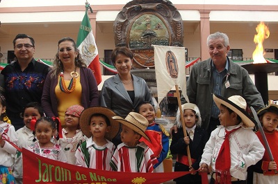 RECIBEN EN CELAYA CABALGATA POR LA INDEPENDENCIA
