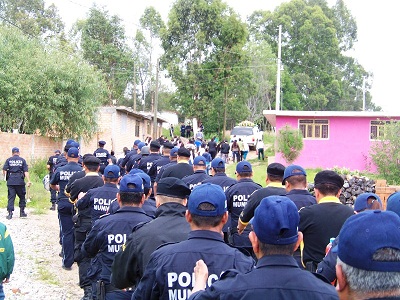 Personal operativo y coordinadores de las distintas áreas de la corporación acudieron al entierro.  