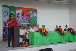El alcalde Municipal tuvo un acercamiento con los jóvenes estudiantes