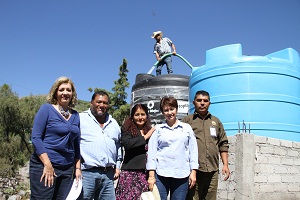 ENTREGAN OBRAS EN LA COMUNIDAD DE CAPULINES EN CELAYA