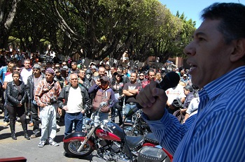 RITO DA EL BANDERAZO DE LA PEREGRINACIÓN BIKER A LA QUEMADA