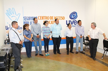 En las instalaciones de Seguridad Pública se inauguró el módulo.
