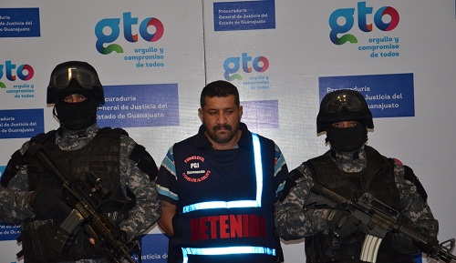 Luego de investigaciones se detuvo en Uriangato al delincuente.