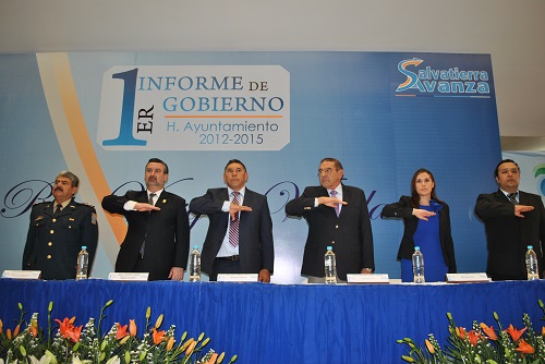 RITO VARGAS RINDE SU PRIMER INFORME DE GOBIERNO