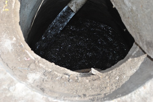 Mega fuga de agua en Salvatierra