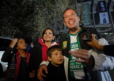 “Es un triunfo bien logrado, a pulso aquí en el Azteca, en donde se mostró el León tal cual es, vino a jugar alegre y concretó los goles”.