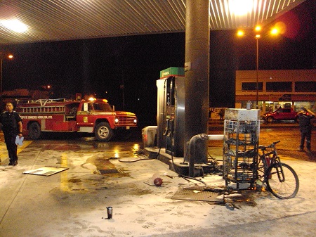 La gasolinera ha sido blanco de ataques en los últimos años.