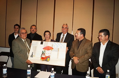 Se rindió homenaje al ex alcalde de Acámbaro, Nicolás Rangel Jiménez.