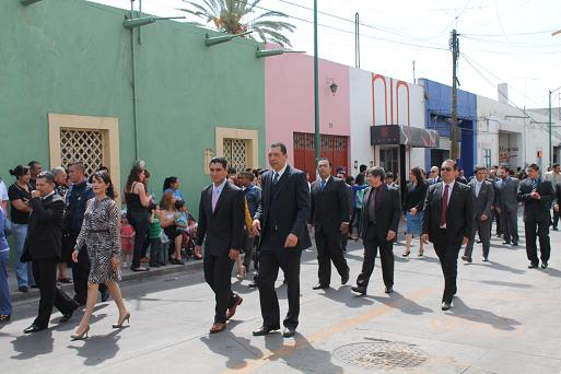 Militar e invitados de los municipios de Moroleón, Yuriria, Valle de Santiago y Salvatierra.