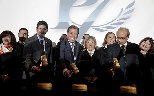 Destaca el Mandatario el trabajo institucional del Poder Ejecutivo, Judicial y Legislativo en la modernización del sistema de justicia en beneficio de las familias guanajuatenses.