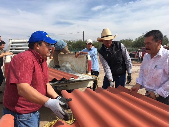En su mensaje de entrega el primer edil tarimorense señaló a los beneficiarios que tienen la puerta abierta de su administración