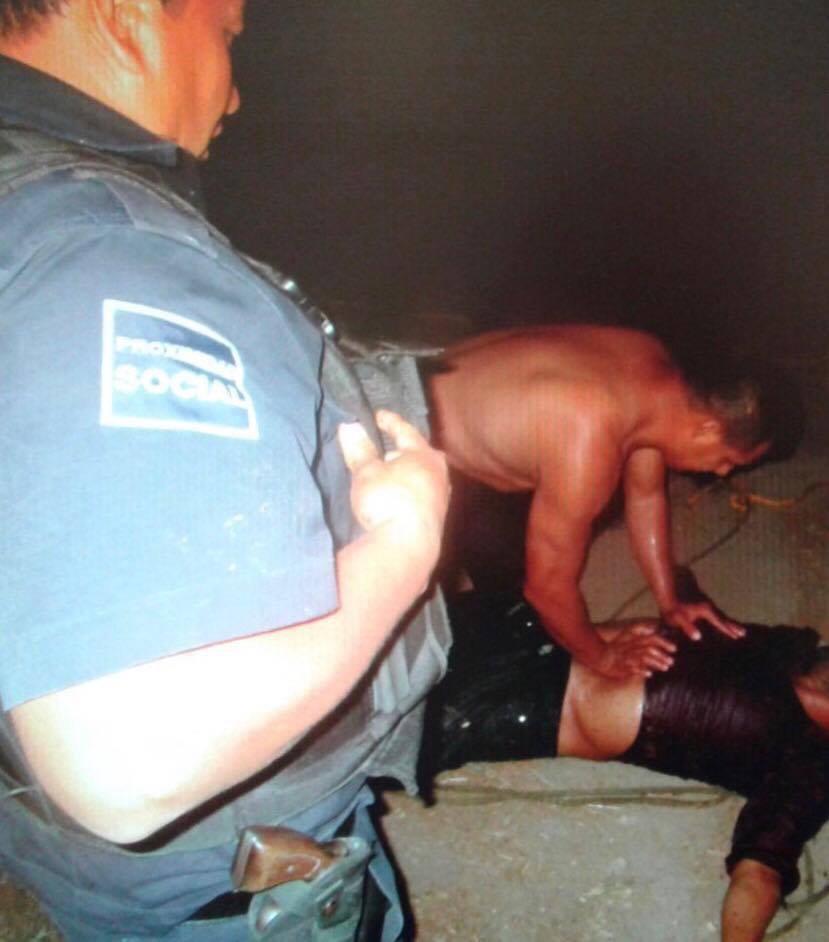 El propio policía que lo salvo fue quien dio los primeros auxilios, y fueron ellos quienes trasladaron a dicha persona al Hospital General de Salvatierra para una valoración médica.